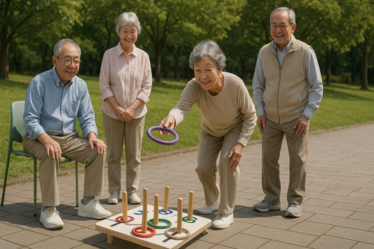 輪投げは高齢者の運動不足におすすめ